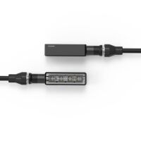 Rizoma TS140B sekvenční LED blinkry Layer homologované černé (2ks)